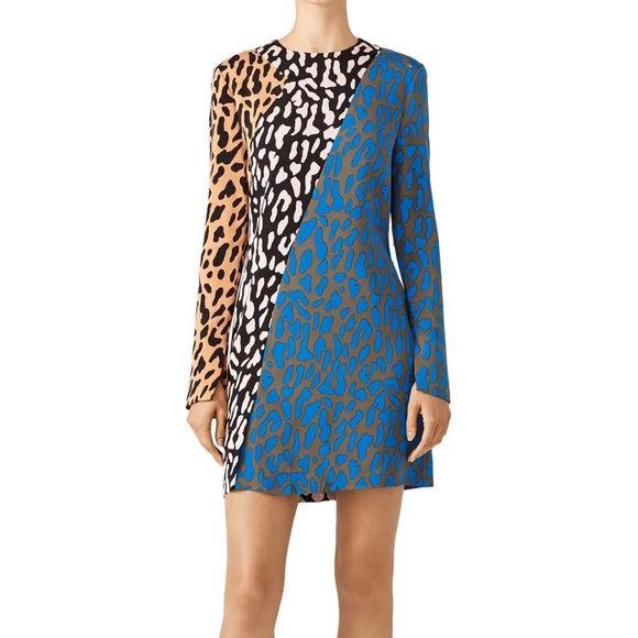 Diane Von Ferstenberg Leopard Printed Dress size 8 - Picture 3 of 12